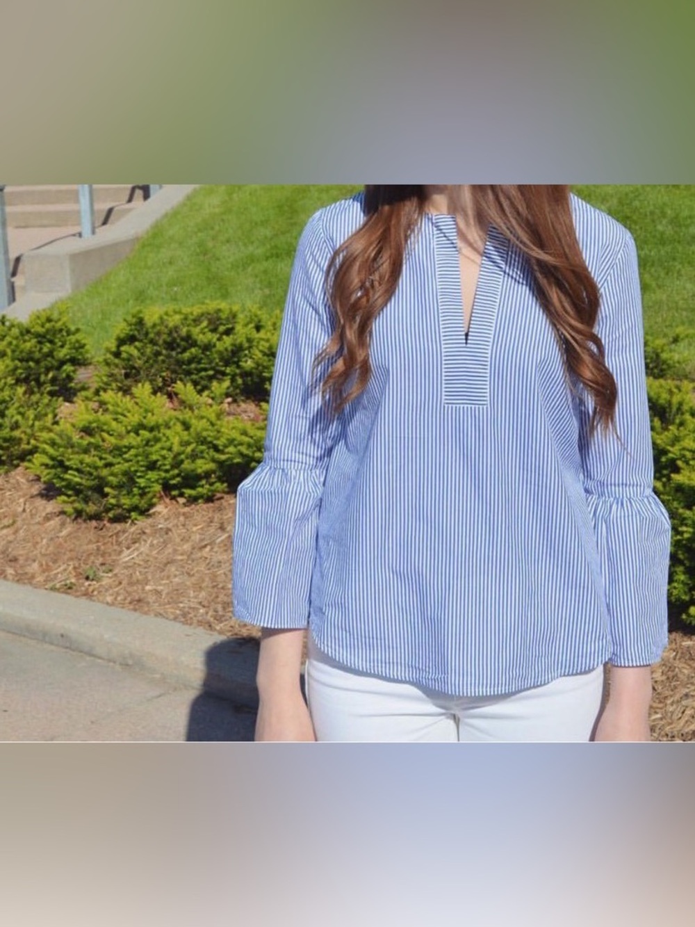 ๐ J. Crew striped summer cotton top